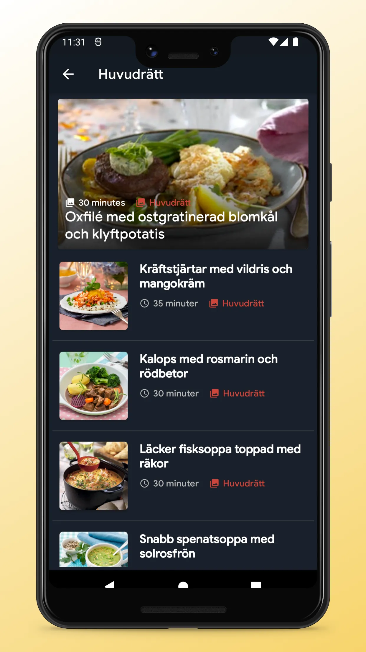 Swedish Food Recipes App | Indus Appstore | Screenshot