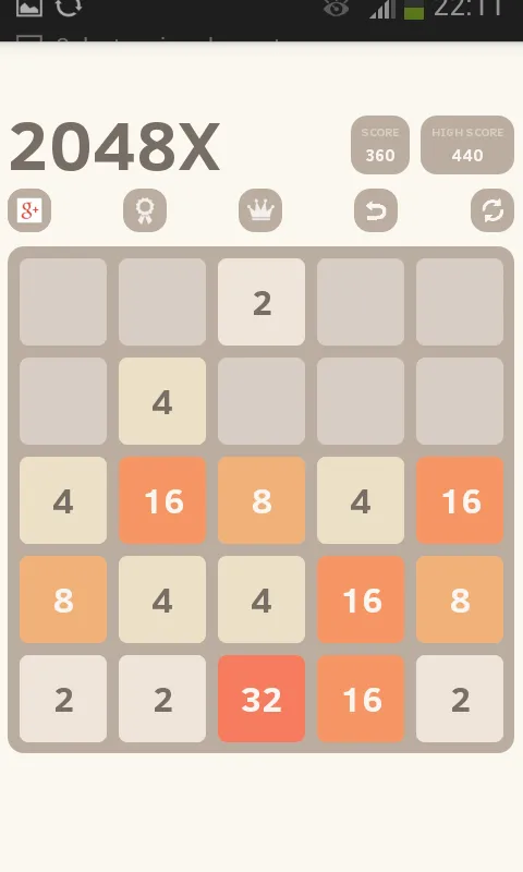 2048 Extreme (5X5) | Indus Appstore | Screenshot