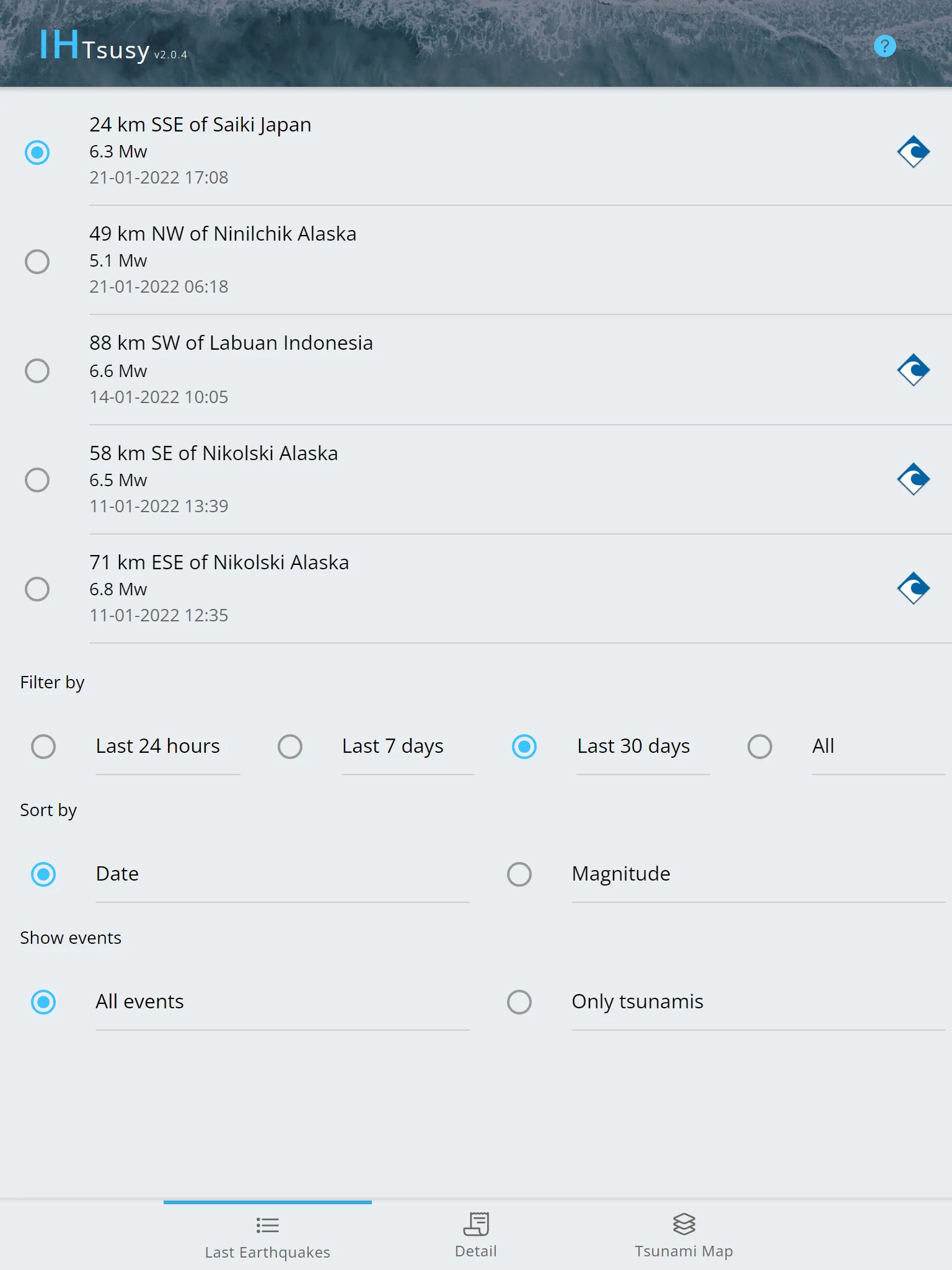 IH Tsunamis System | Indus Appstore | Screenshot