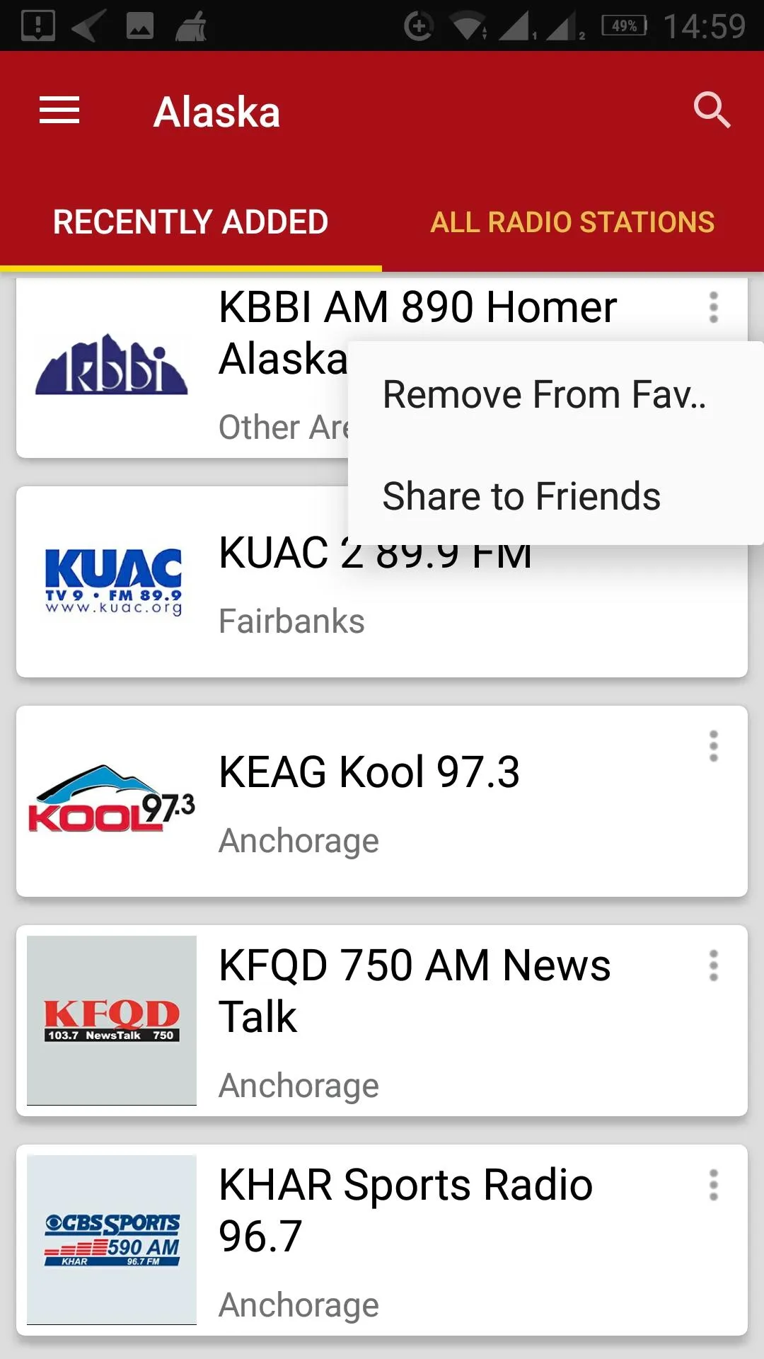 Alaska Radio Stations - USA | Indus Appstore | Screenshot