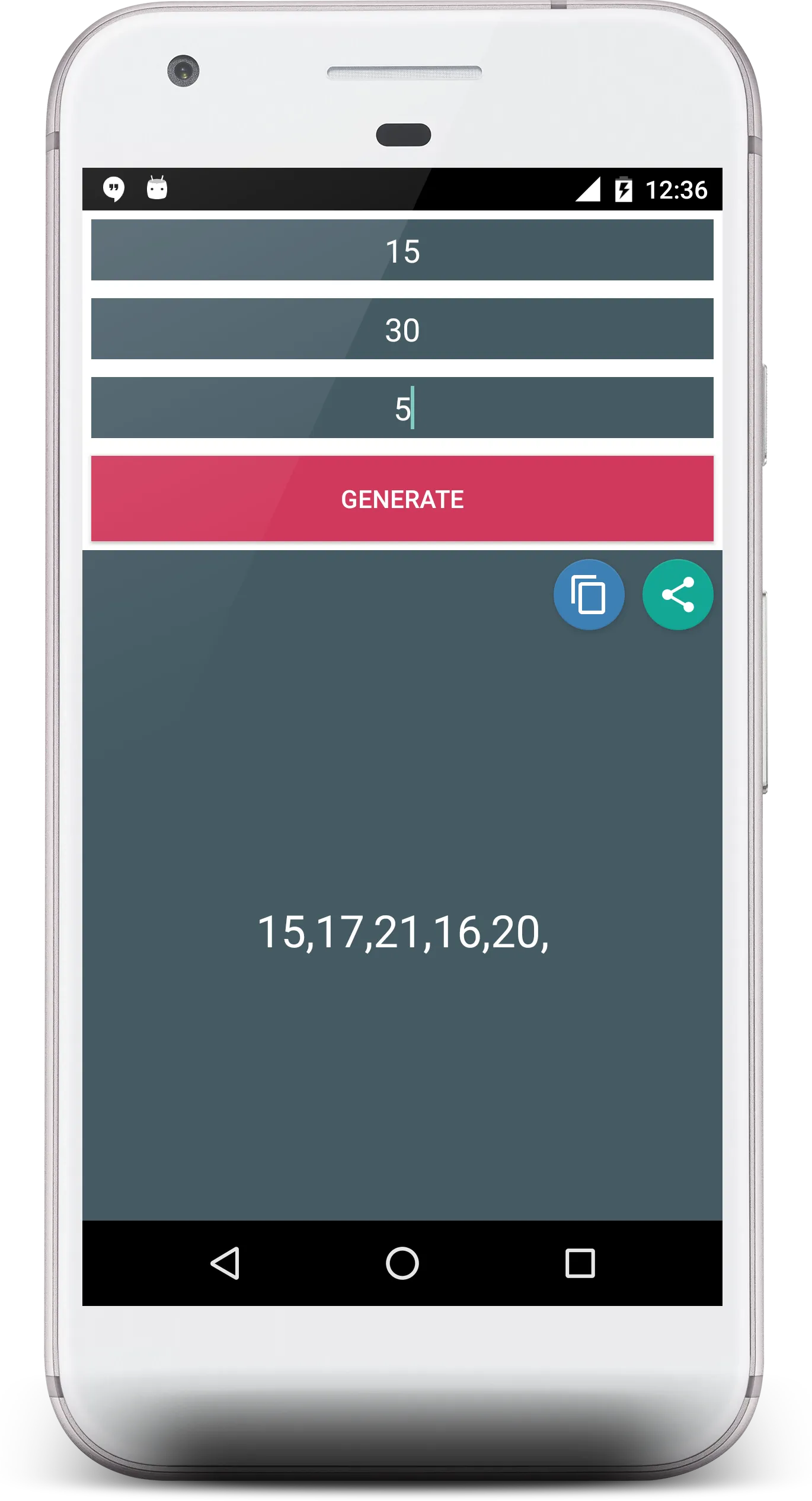 Random Number Generator Tool | Indus Appstore | Screenshot