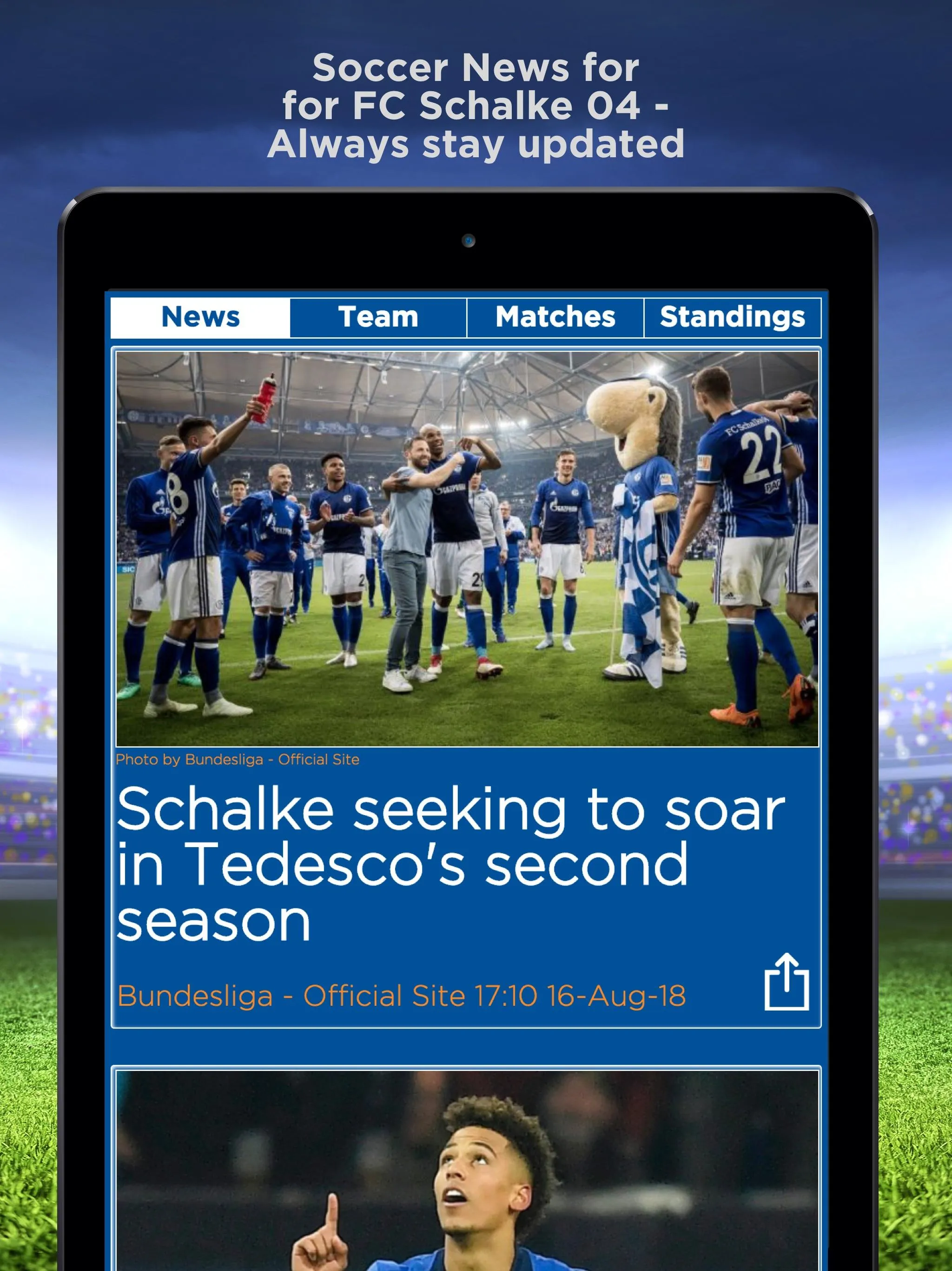 Soccer News for Die Knappen &  | Indus Appstore | Screenshot