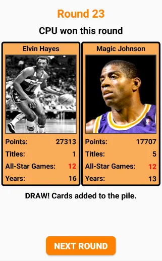 NBA Card Game | Indus Appstore | Screenshot