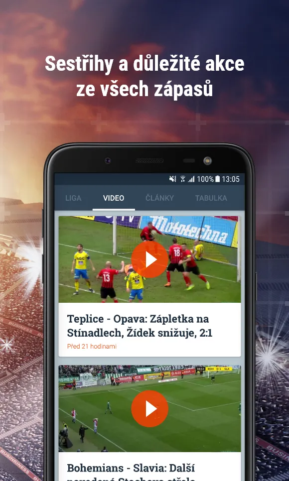 Liga živě | Indus Appstore | Screenshot