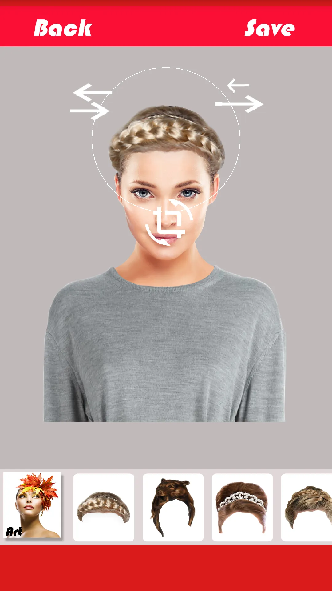 Change Hairstyle | Indus Appstore | Screenshot