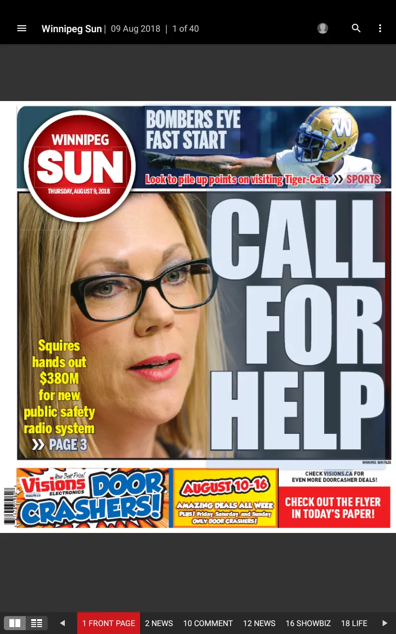 ePaper Winnipeg Sun | Indus Appstore | Screenshot