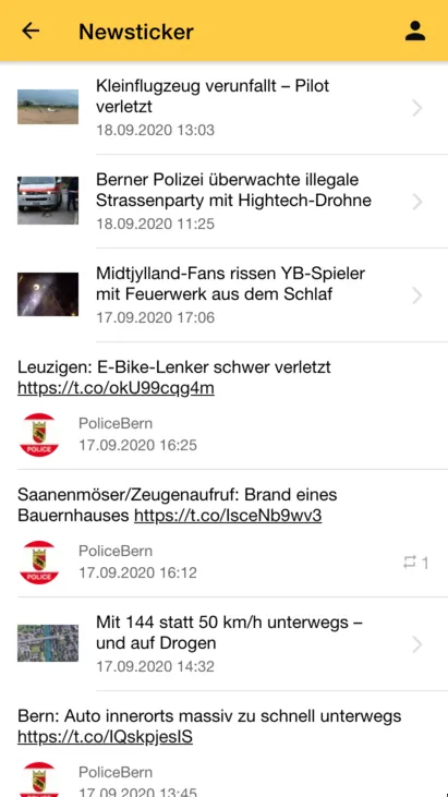 Notruf Stadt Bern | Indus Appstore | Screenshot