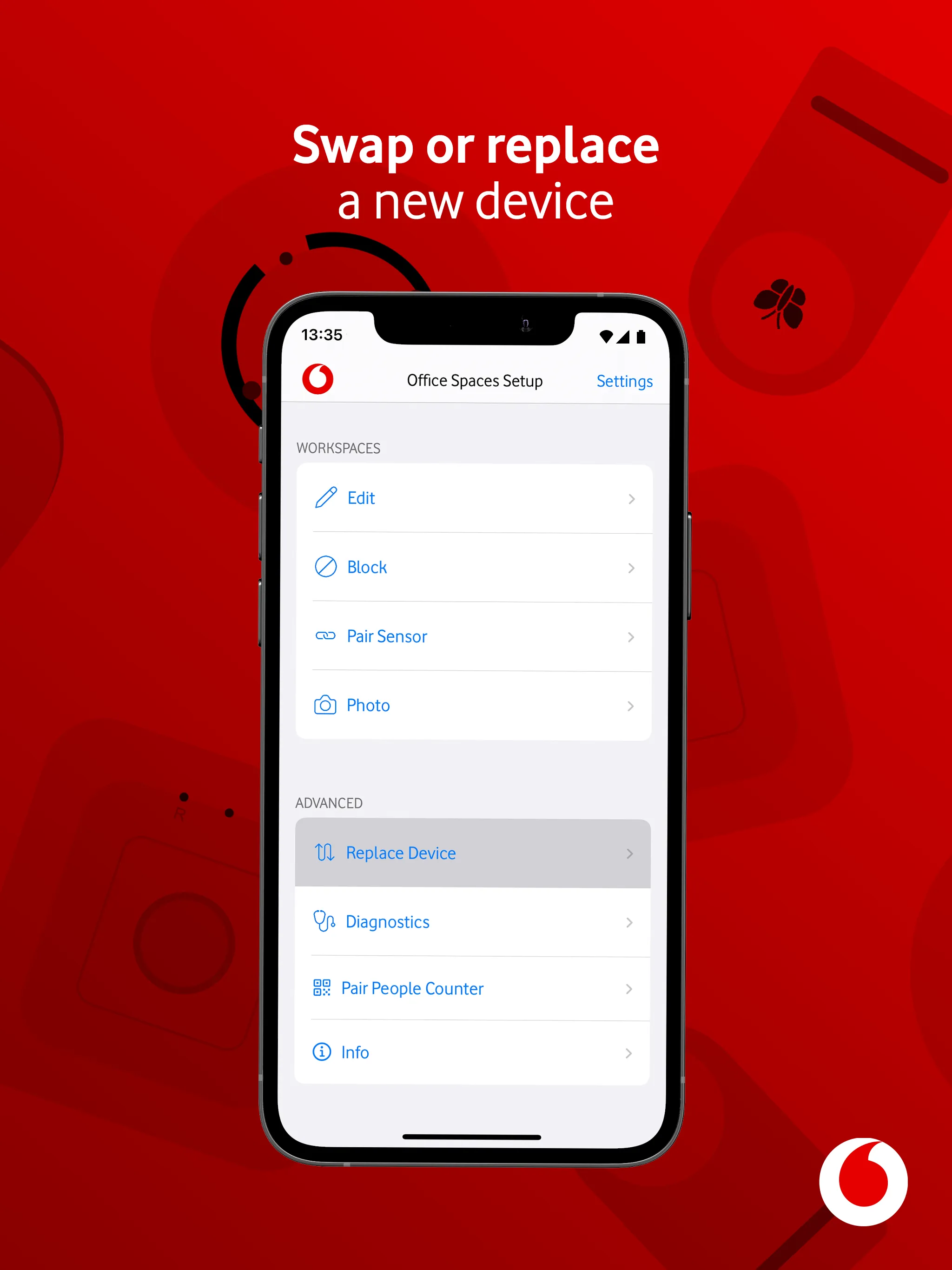 Vodafone Office Spaces Setup | Indus Appstore | Screenshot