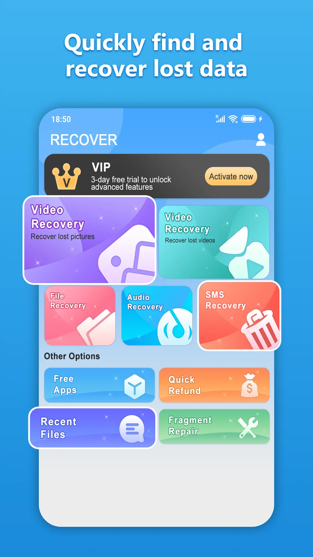 All Recovery+ | Indus Appstore | Screenshot