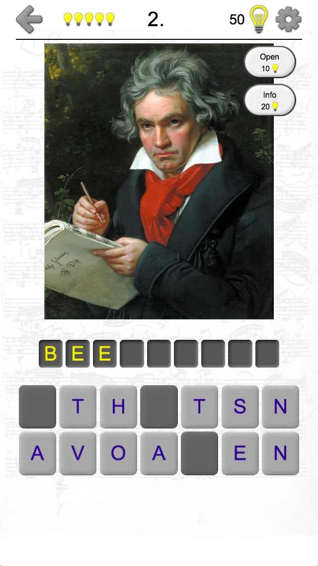 Famous Composers Portrait Quiz | Indus Appstore | Screenshot