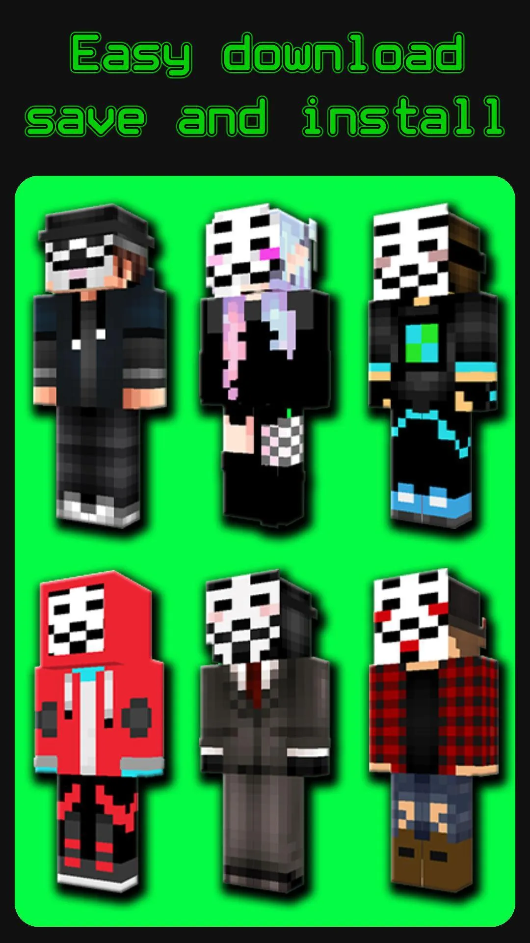 Hacker Skins for Minecraft PE | Indus Appstore | Screenshot