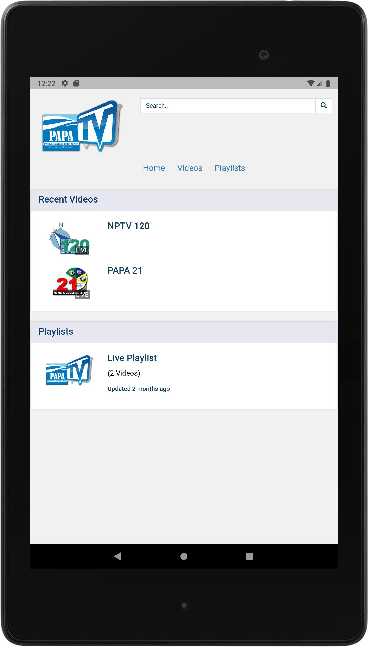 PAPA TV | Indus Appstore | Screenshot