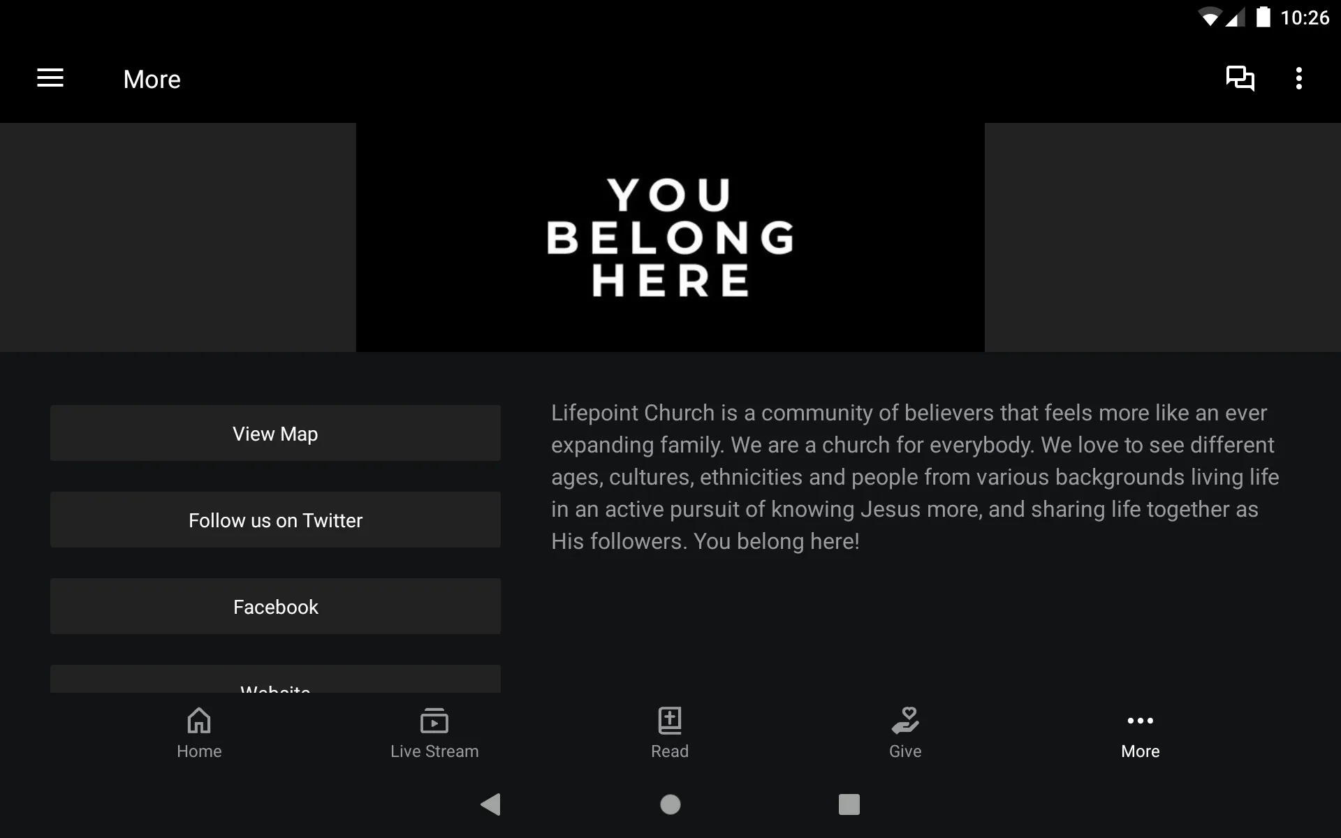 Lifepoint Church Hickory | Indus Appstore | Screenshot