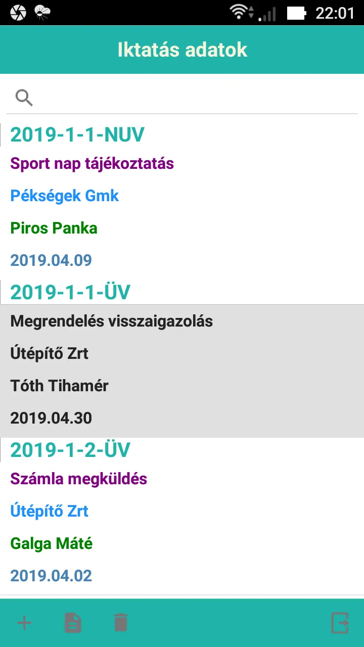 Iktató Program - Titkársági Pr | Indus Appstore | Screenshot