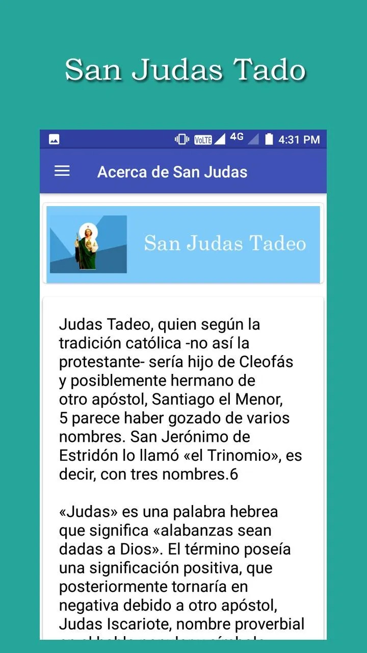 Novena a San Judas | Indus Appstore | Screenshot