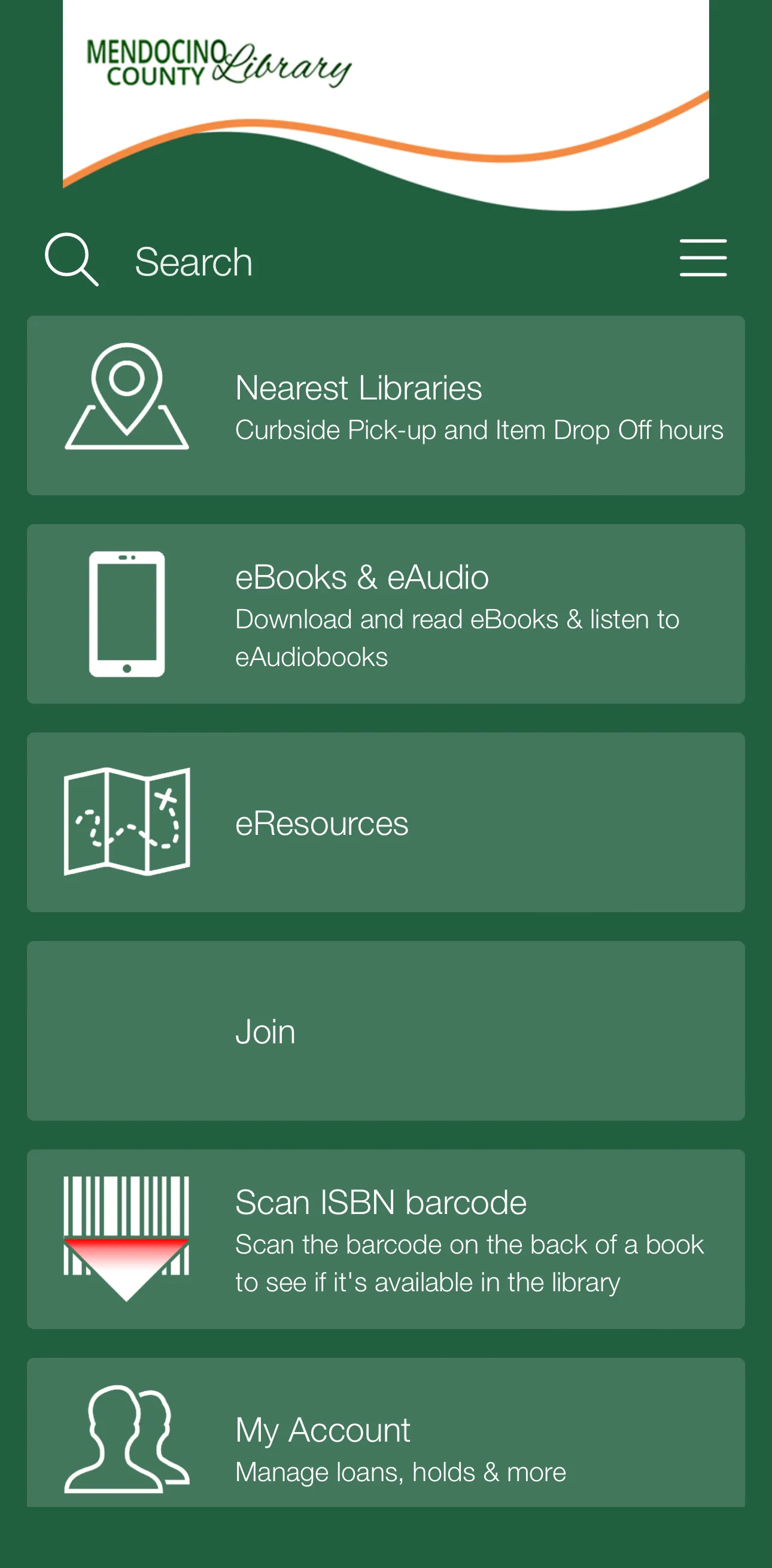 Mendocino County Library | Indus Appstore | Screenshot