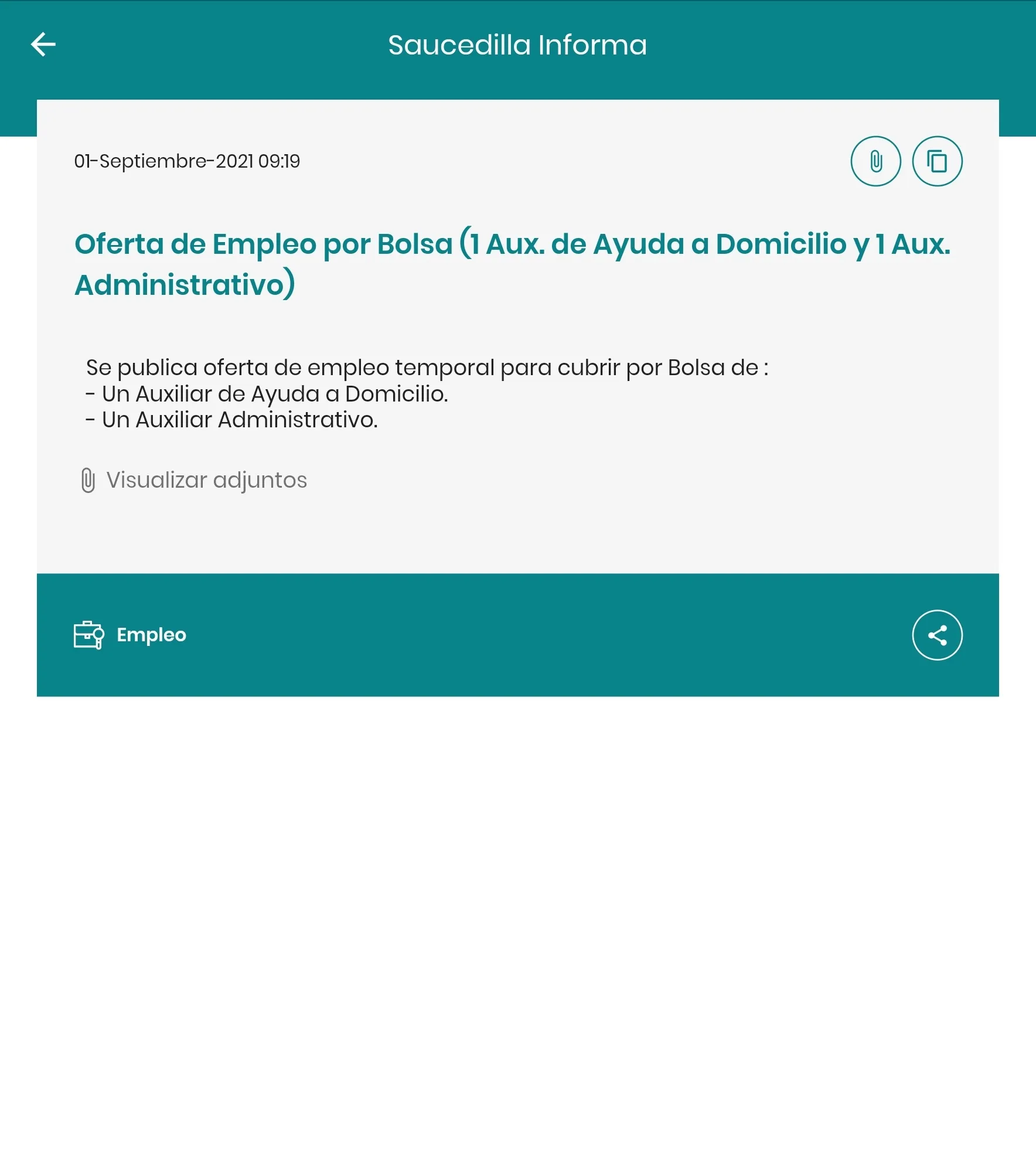 Saucedilla Informa | Indus Appstore | Screenshot