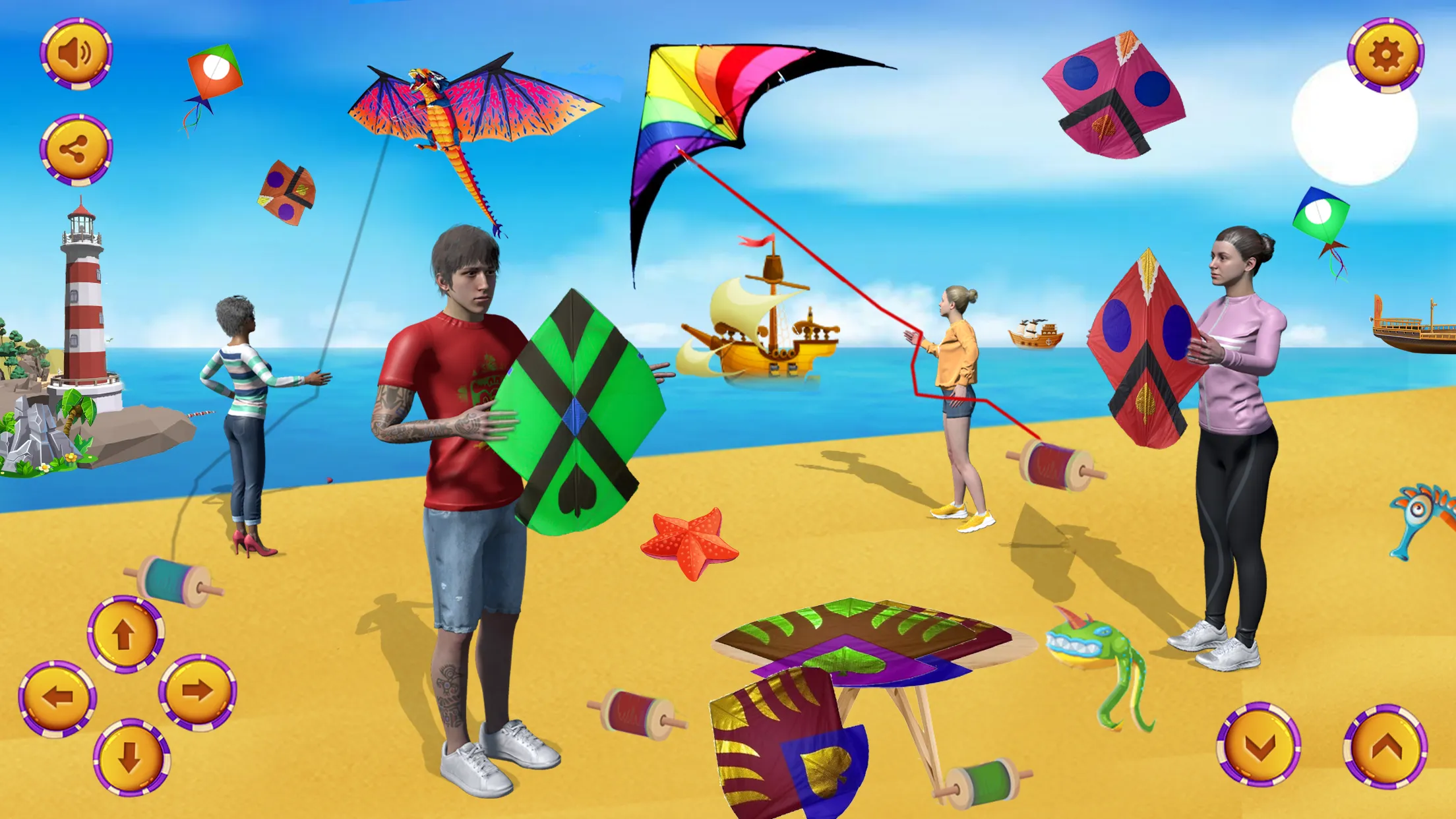 Kite Game 3D Kite Flying Games | Indus Appstore | Screenshot