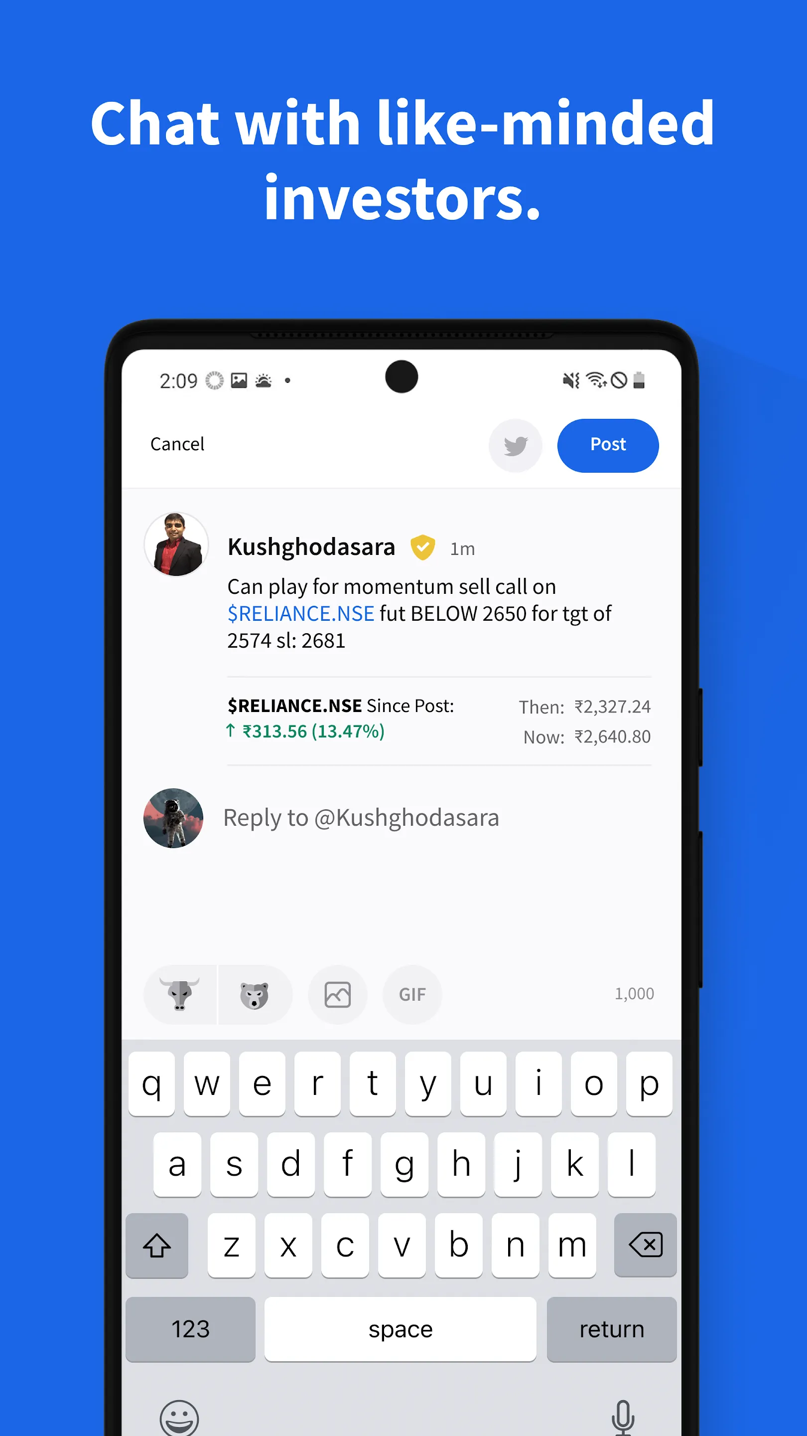 Stocktwits - Stock Market App | Indus Appstore | Screenshot