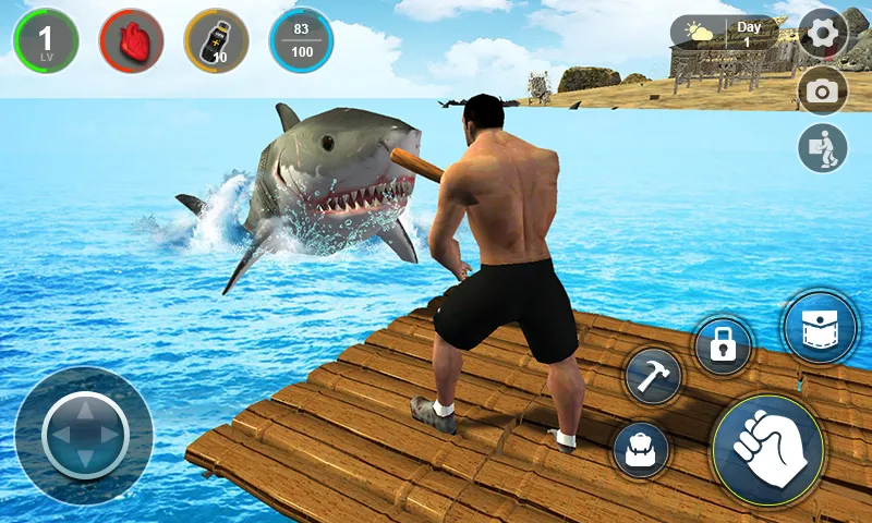 Ocean Raft Survival Simulator | Indus Appstore | Screenshot