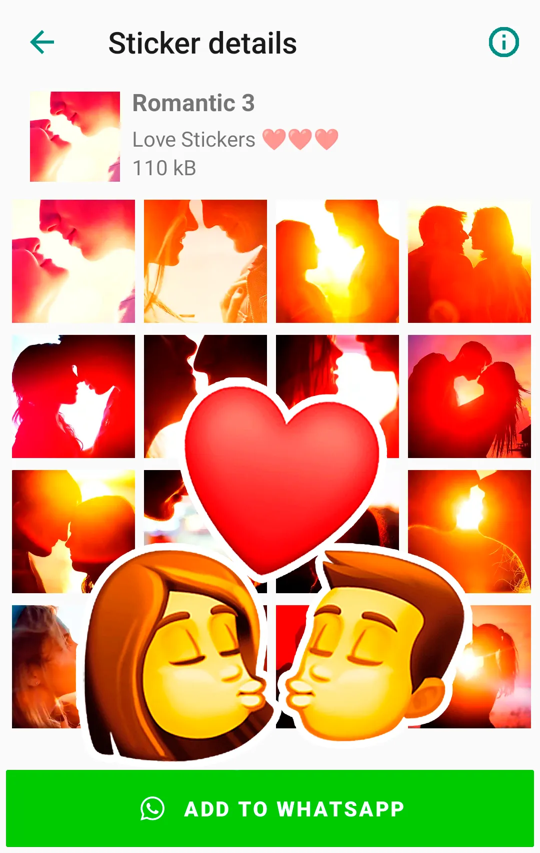 Love Stickers for WhatsApp | Indus Appstore | Screenshot