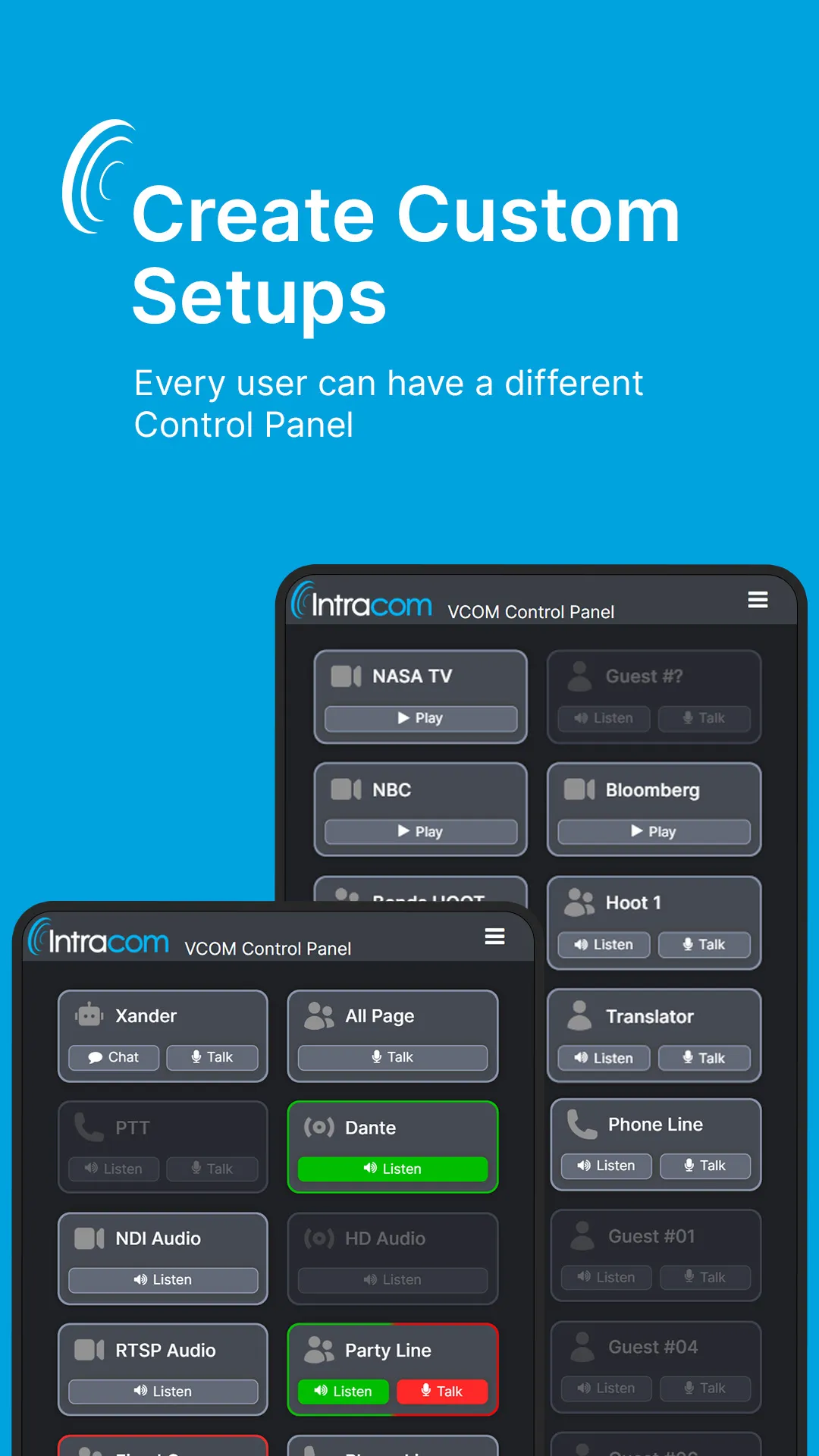 VCOM WebRTC Control Panel | Indus Appstore | Screenshot