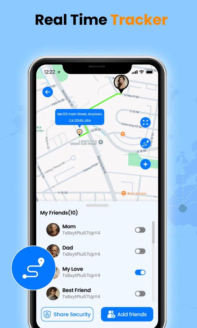 GPS Tracker- RealTime Location | Indus Appstore | Screenshot