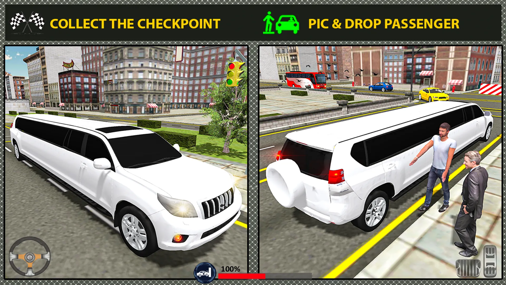 Car driving limousine car game | Indus Appstore | Screenshot