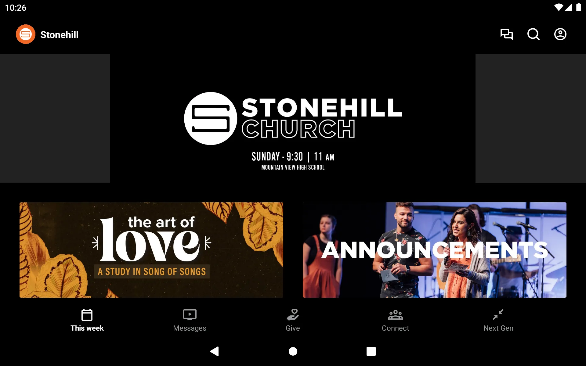 Stonehill Church Idaho | Indus Appstore | Screenshot