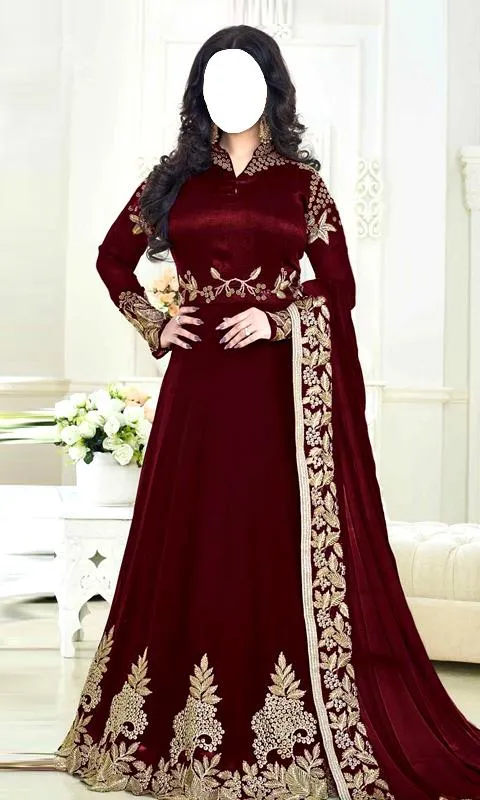 Women Anarkali Photo Suit | Indus Appstore | Screenshot