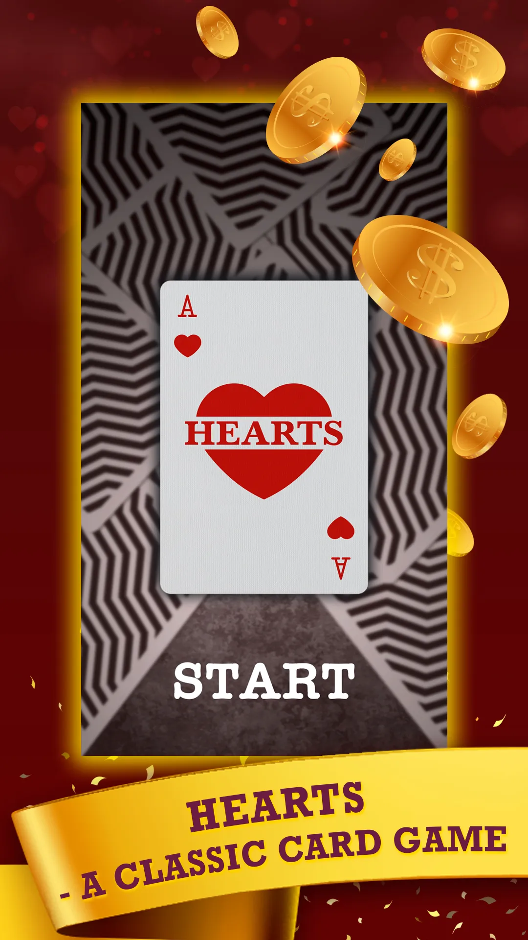 Hearts: Classic Card Game Fun | Indus Appstore | Screenshot