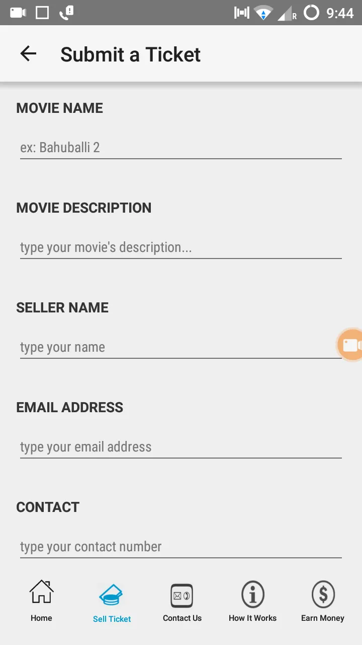 Sell Movie Ticket | Indus Appstore | Screenshot