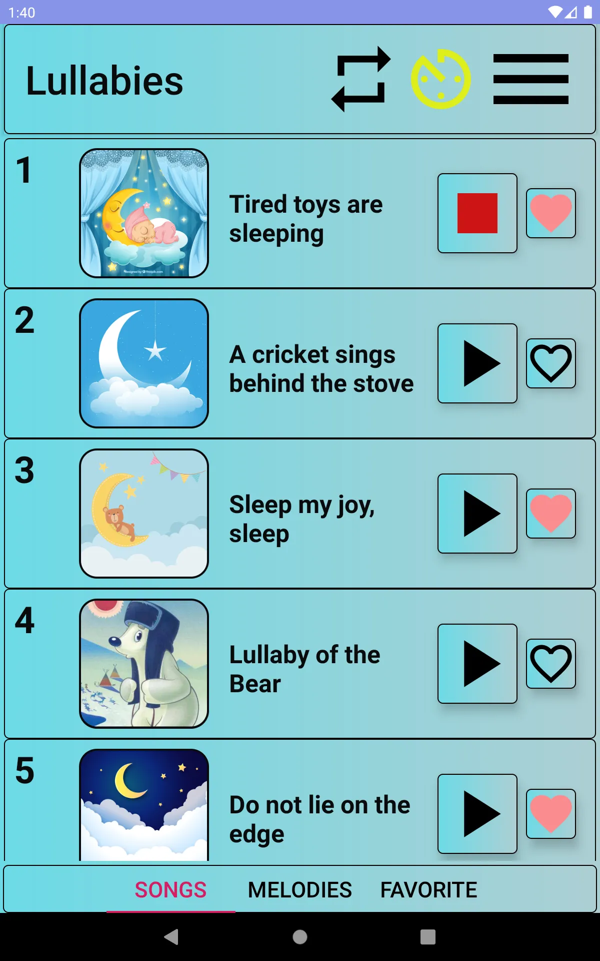 Russian Lullabies | Indus Appstore | Screenshot