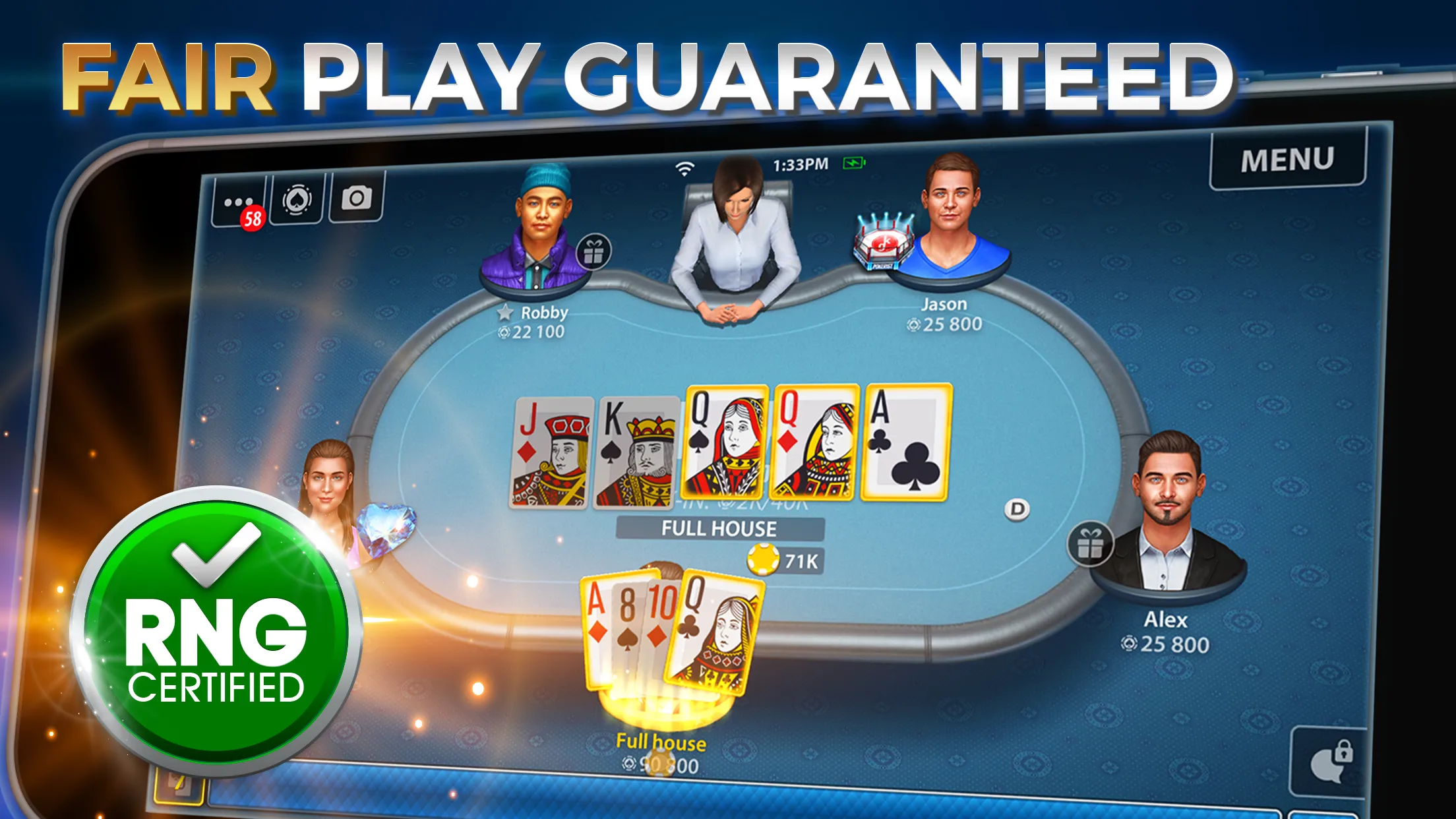 Omaha Poker: Pokerist | Indus Appstore | Screenshot