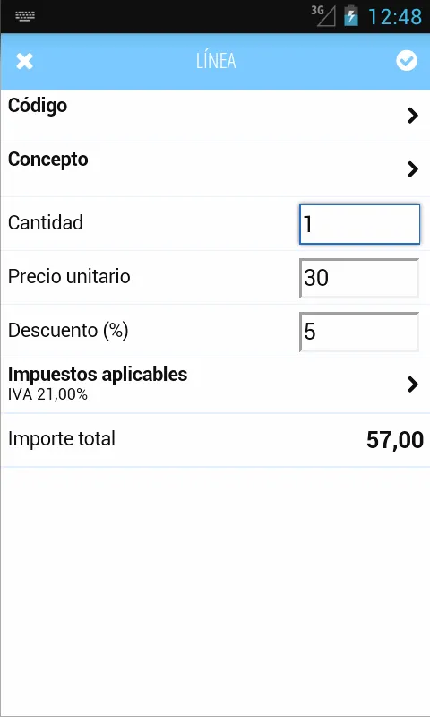 FacturaDirecta Clásico | Indus Appstore | Screenshot