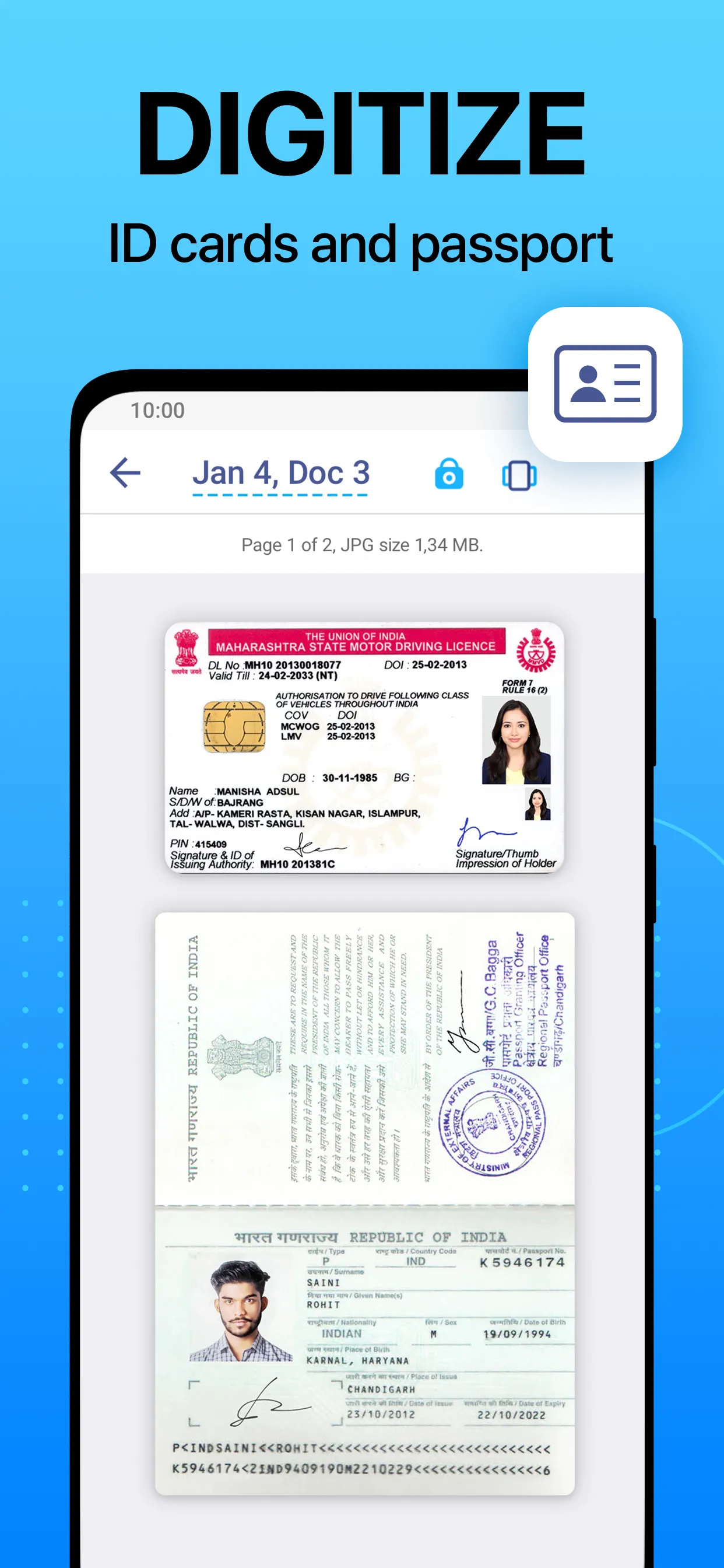 iScanner - PDF Scanner App | Indus Appstore | Screenshot