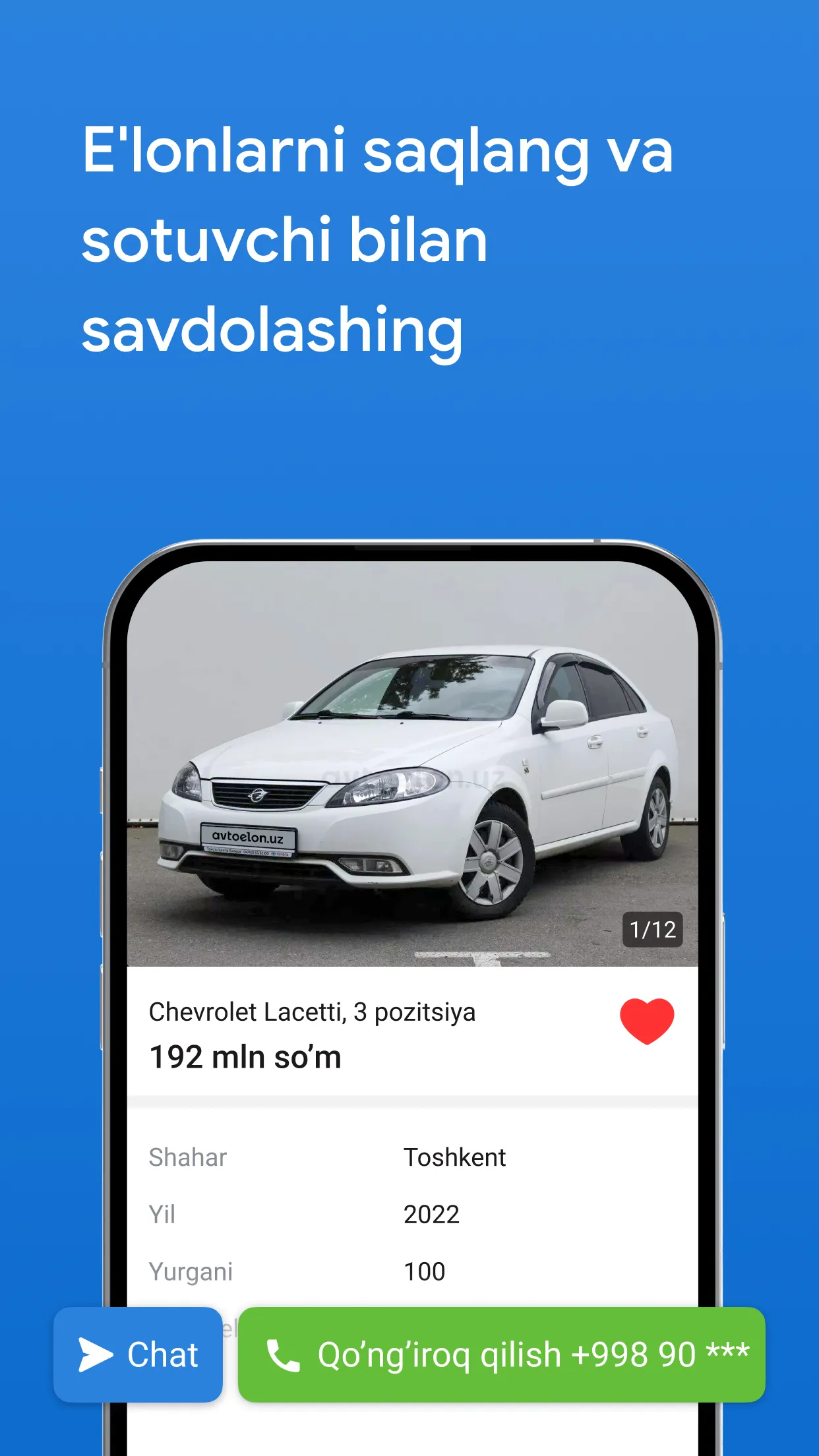 Avtoelon.uz - авто объявления | Indus Appstore | Screenshot