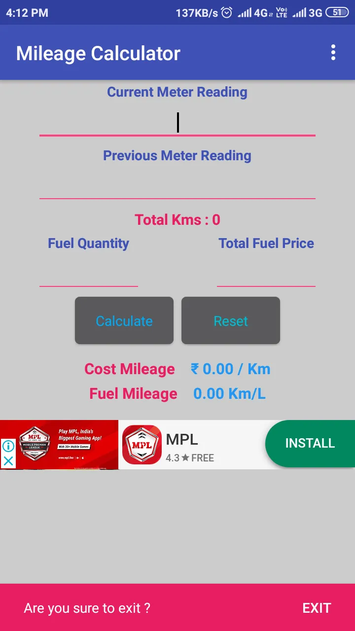 Mileage Calculator | Indus Appstore | Screenshot