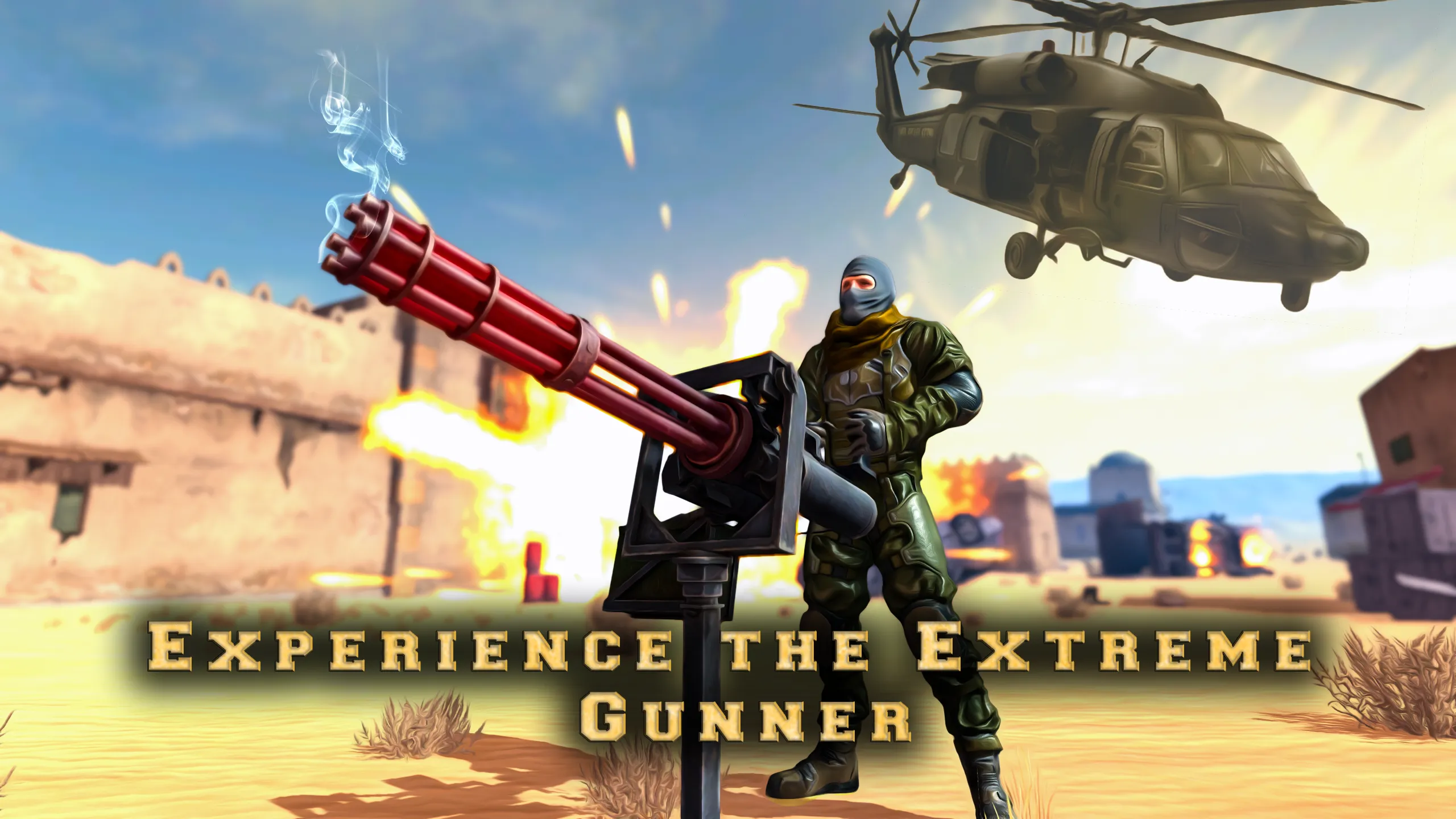 Desert Gunner Machine Gun Game | Indus Appstore | Screenshot