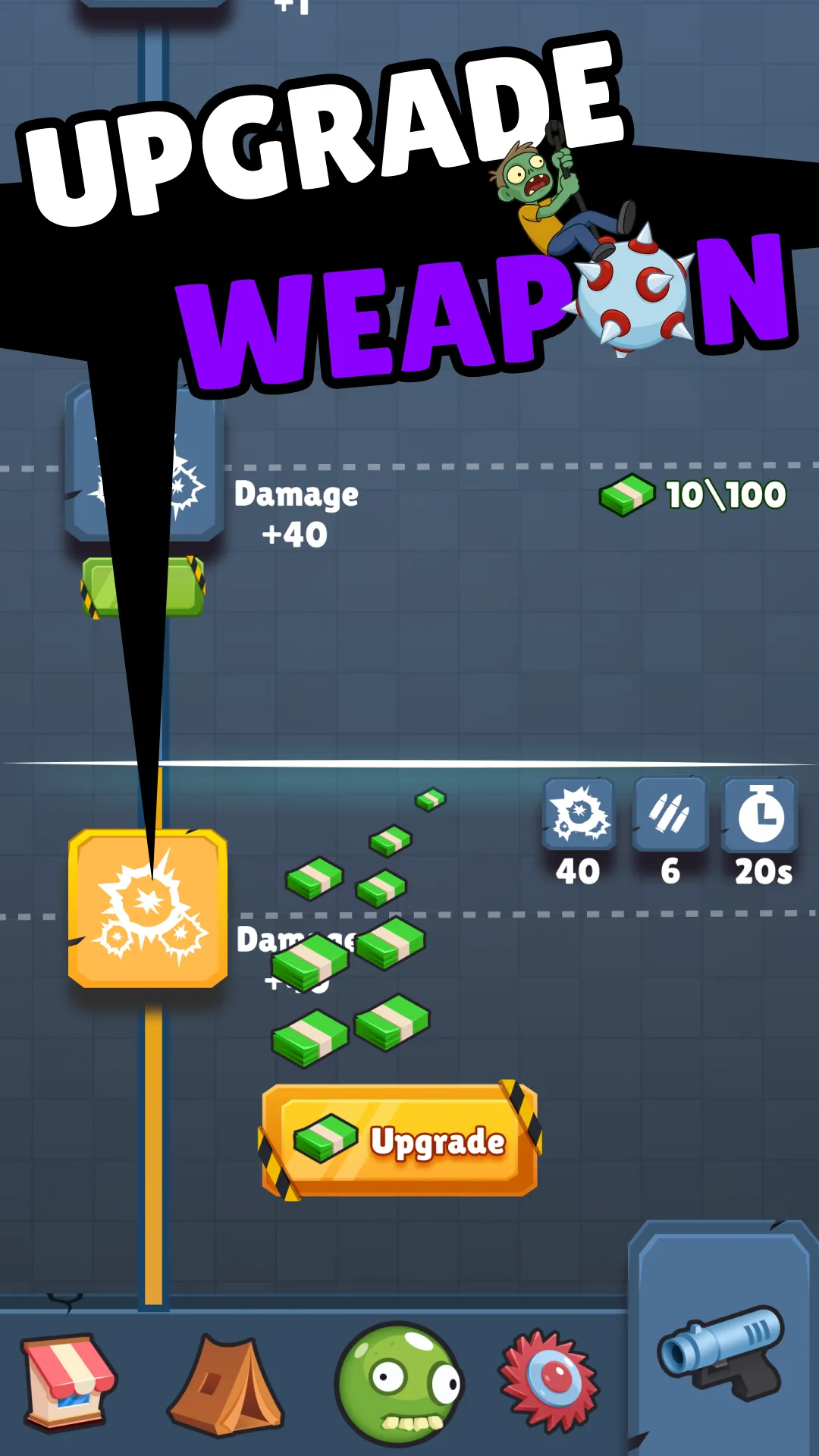 Rooftop Survival - Zombie TD | Indus Appstore | Screenshot