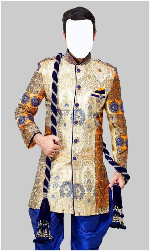 Men Sherwani Dress Photo Suit | Indus Appstore | Screenshot