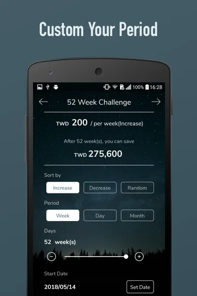 52 Weeks Money Challenge | Indus Appstore | Screenshot