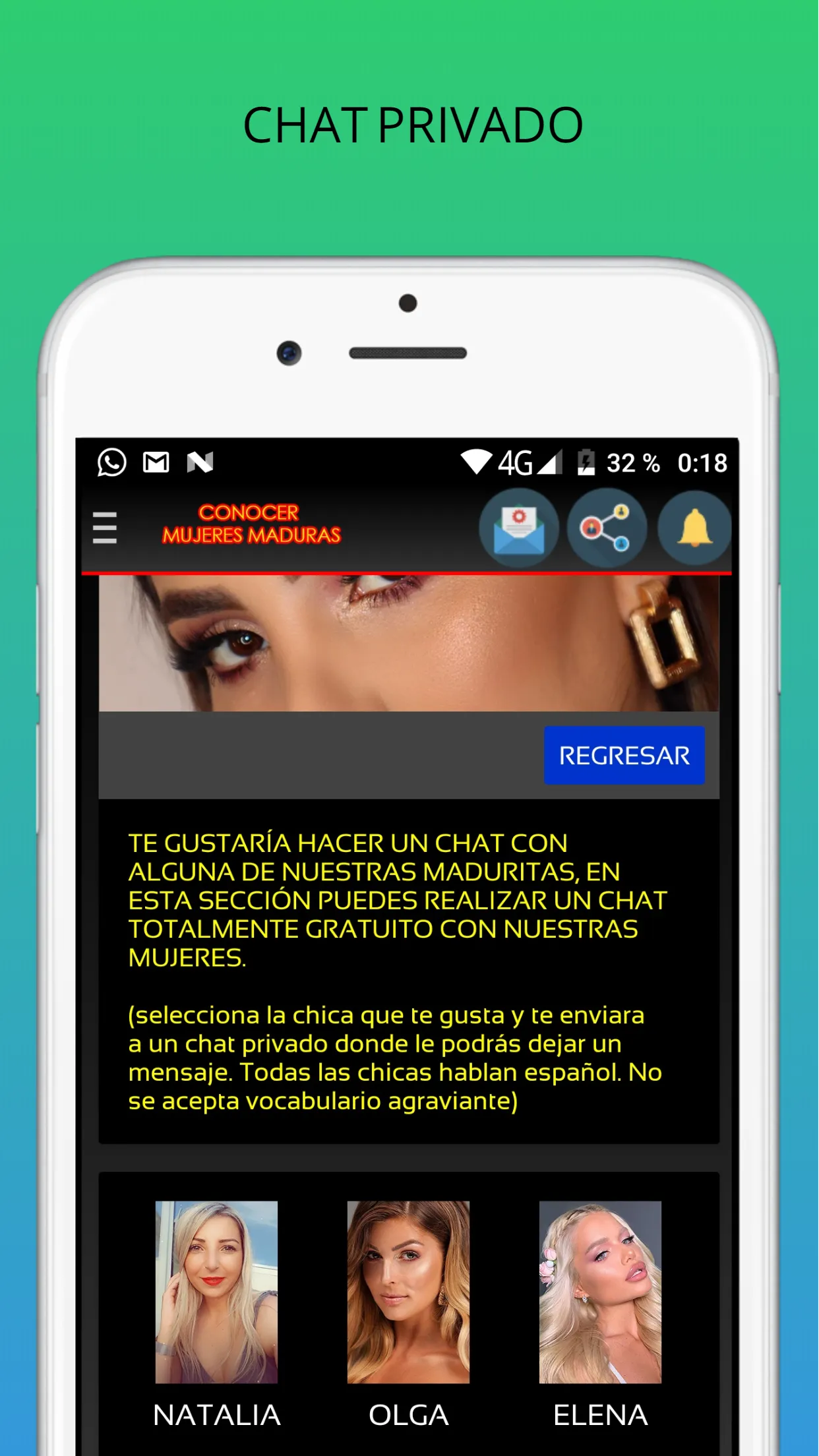 Conocer mujer madura soltera | Indus Appstore | Screenshot