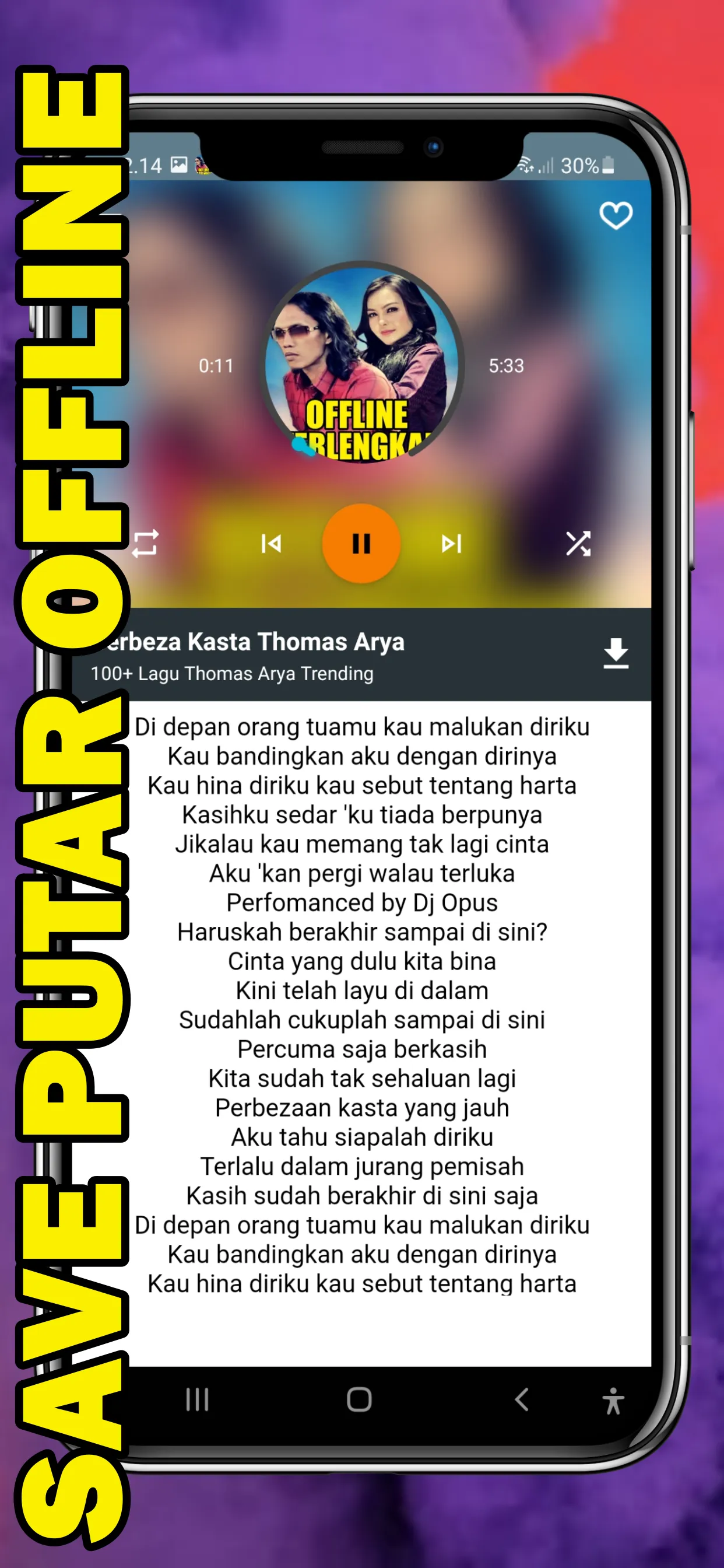 Koleksi Lagu ThomasArya Viral | Indus Appstore | Screenshot