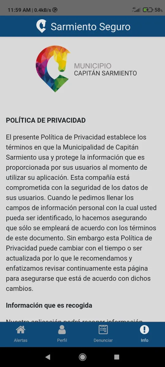 Sarmiento Seguro | Indus Appstore | Screenshot