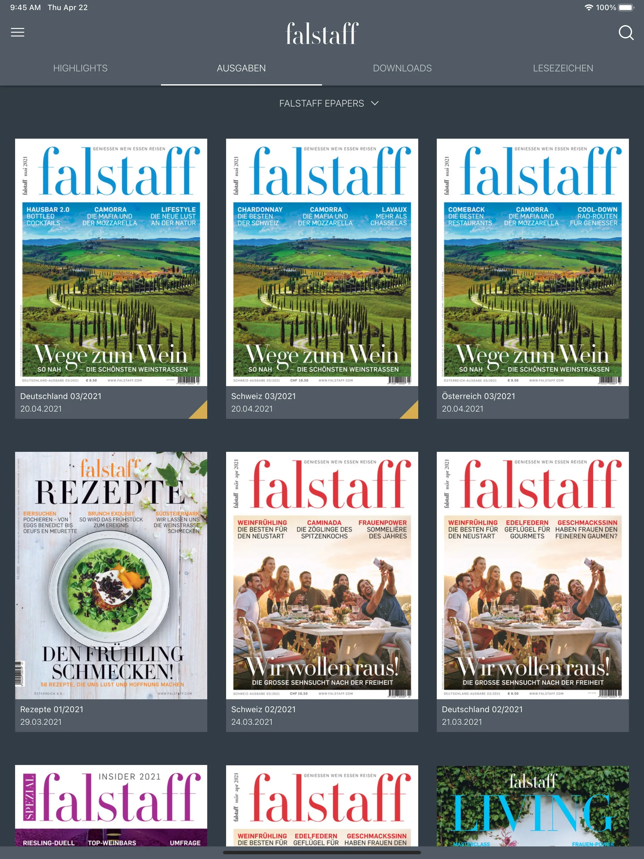 Falstaff DIGITAL | Indus Appstore | Screenshot