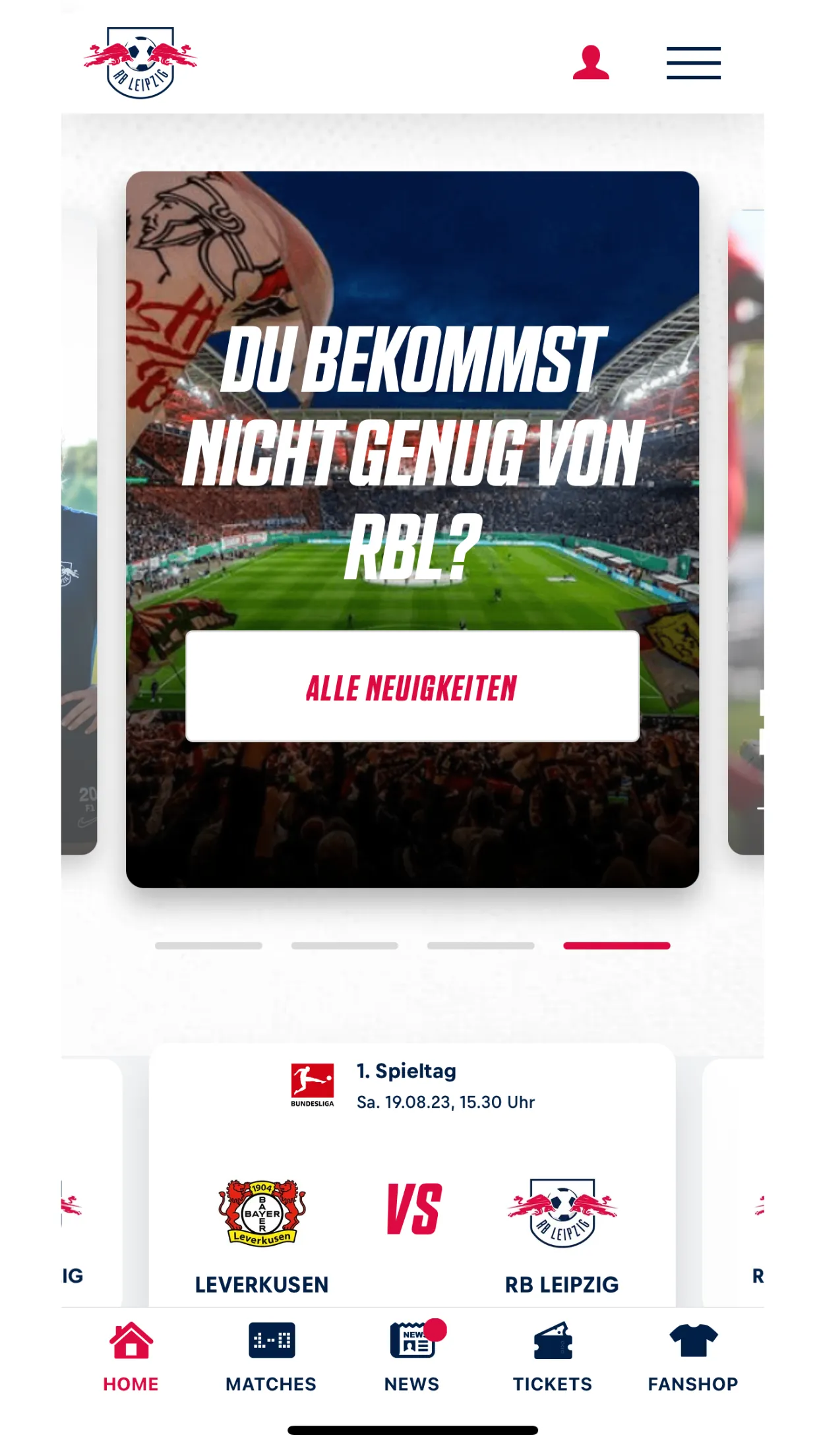 RB Leipzig | Indus Appstore | Screenshot