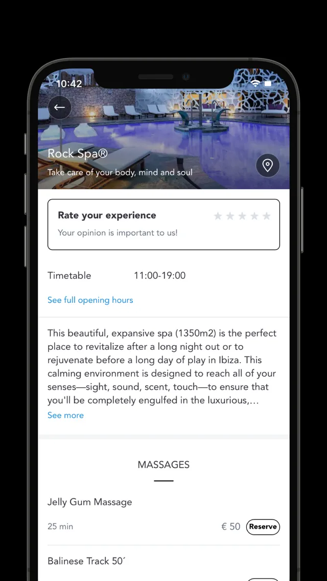 Hard Rock Hotel Ibiza | Indus Appstore | Screenshot