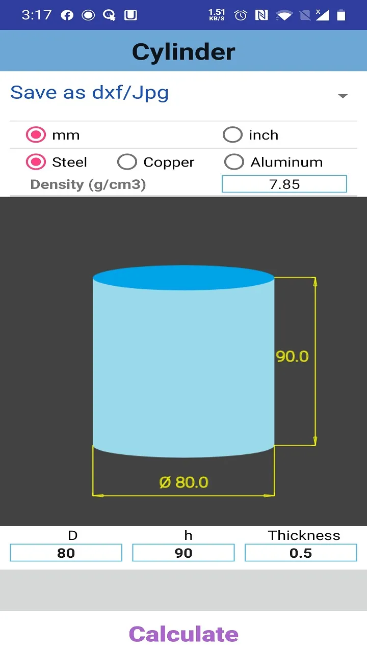 cone calculator | Indus Appstore | Screenshot