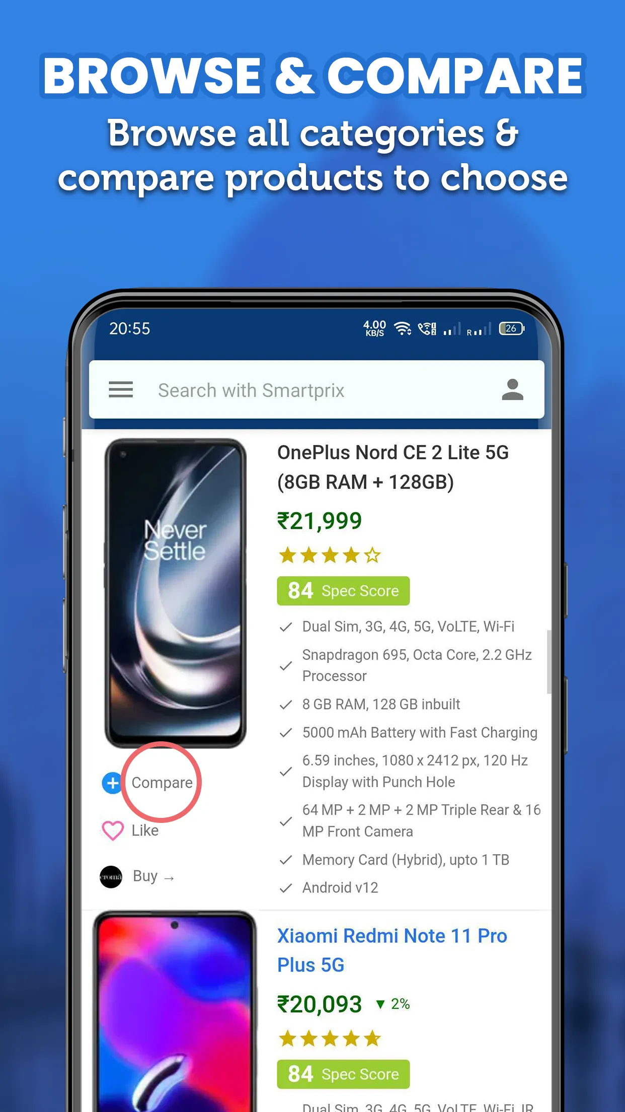Price Comparison - Smartprix | Indus Appstore | Screenshot